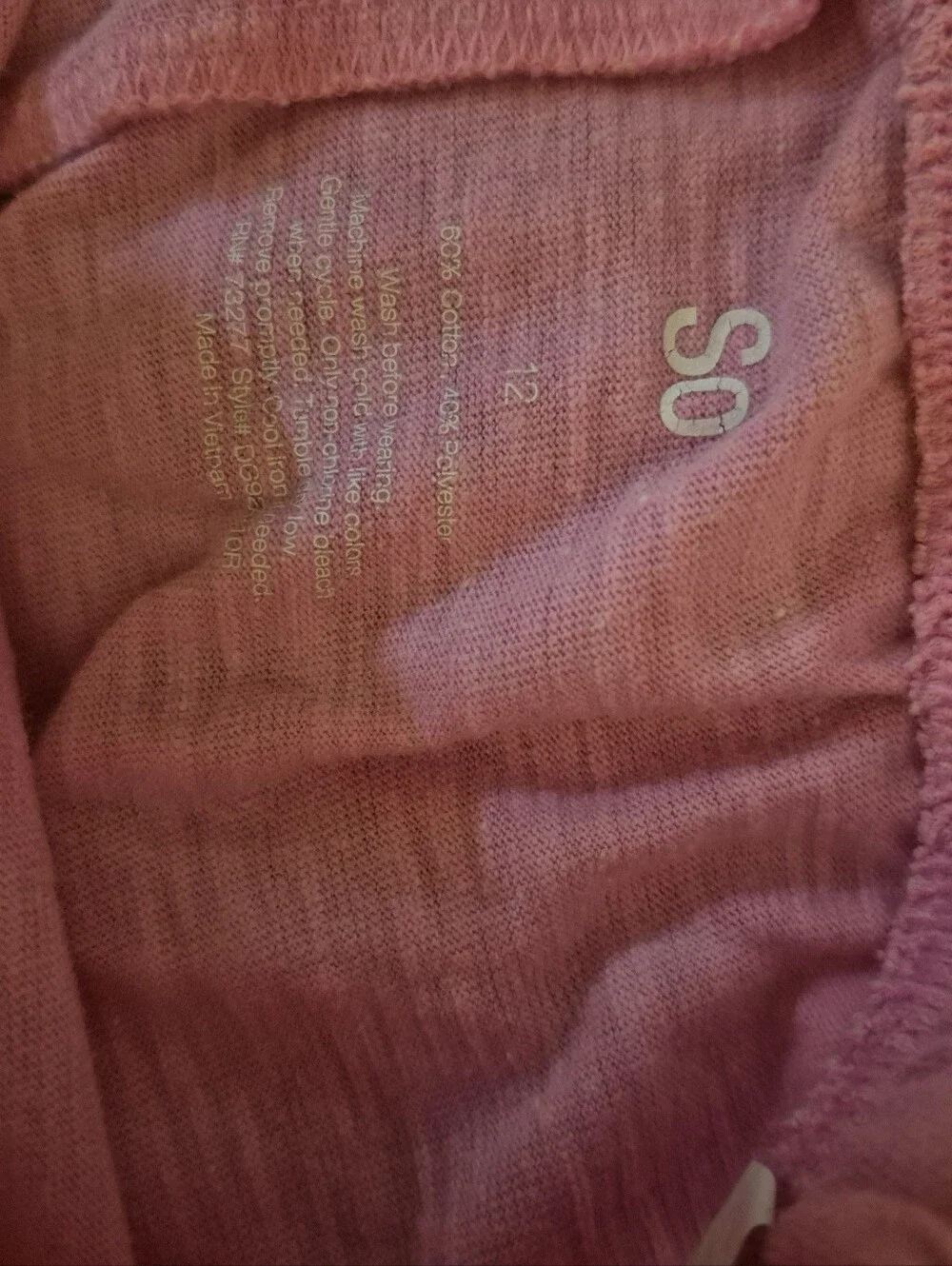Pink and Cream Women's Lounge Shorts Set